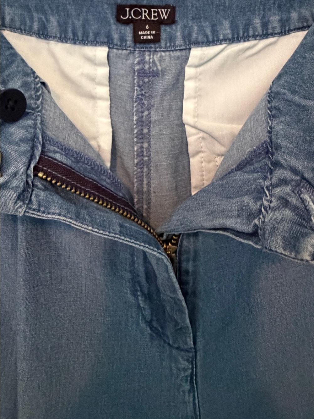 J.Crew Capeside pant in lightweight chambray - Picture 6 of 7